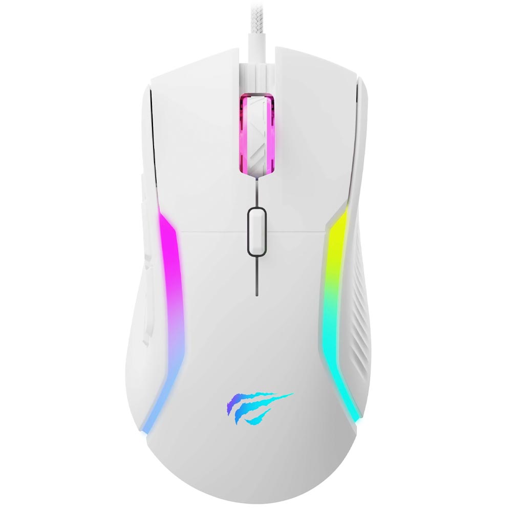 Mouse Gamer Havit Gamenote HV-MS1033 USB / RGB - Branco