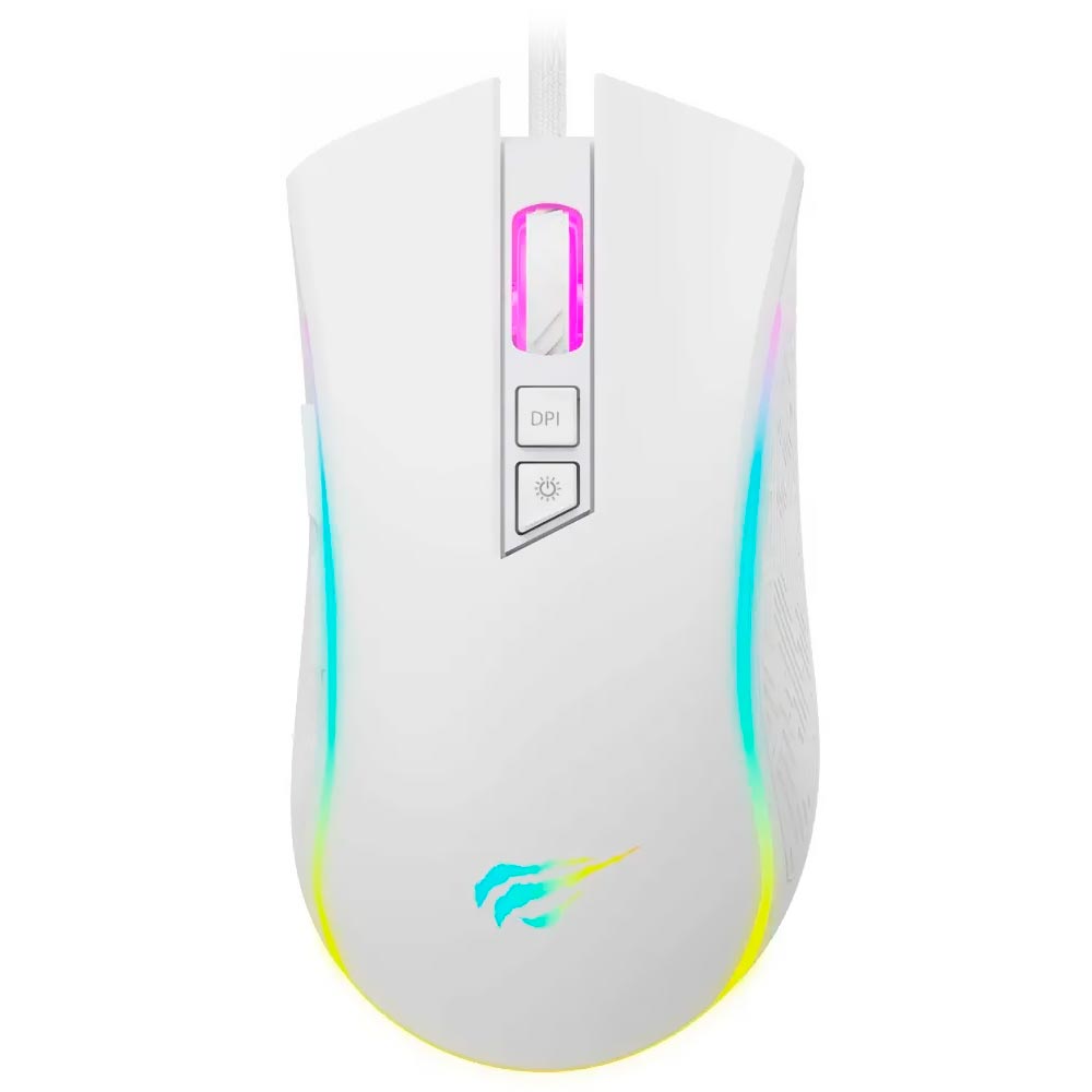 Mouse Gamer Havit Gamenote HV-MS1034 USB / RGB - Branco