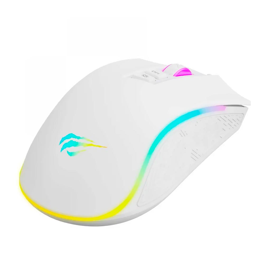 Mouse Gamer Havit Gamenote HV-MS1034 USB / RGB - Branco