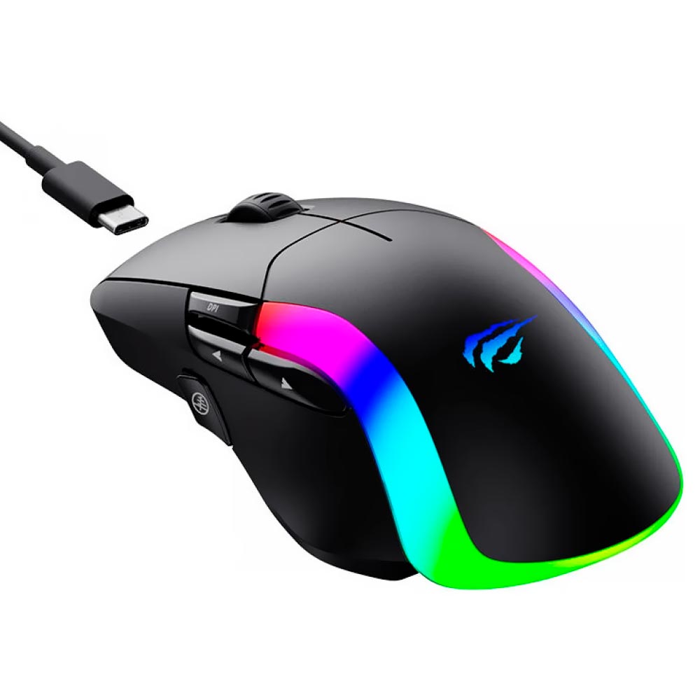 Mouse Gamer Havit Gamenote MS959WB Bluetooth / RGB - Preto