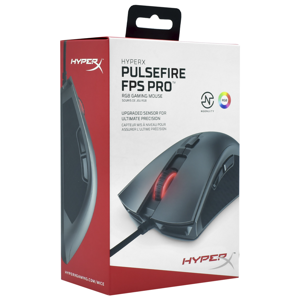 Mouse Gamer Hyperx Pulsefire FPS Pro USB / RGB - Preto (HX-MC003B)