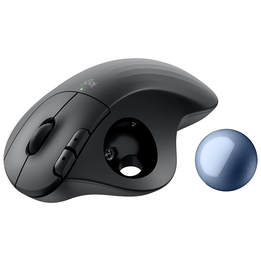 Mouse Gamer Logitech Ergo M575S Wireless - Graphite (910-007031)
