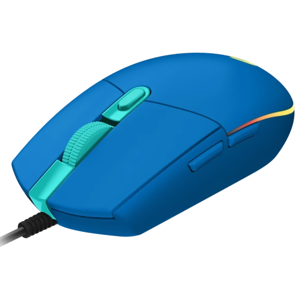 Mouse Gamer Logitech G203 Lightsync USB / RGB - Azul (910-005792)