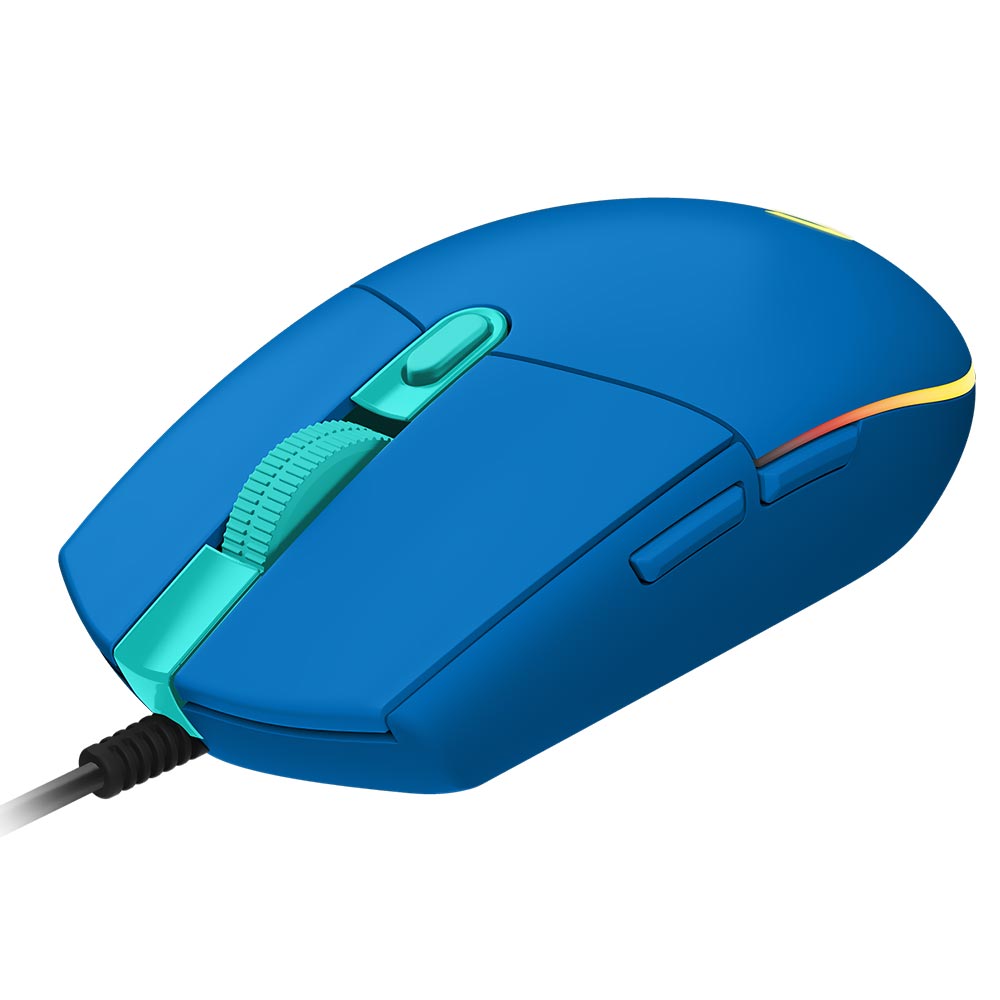 Mouse Gamer Logitech G203 Lightsync USB / RGB - Azul (910-005795) 
