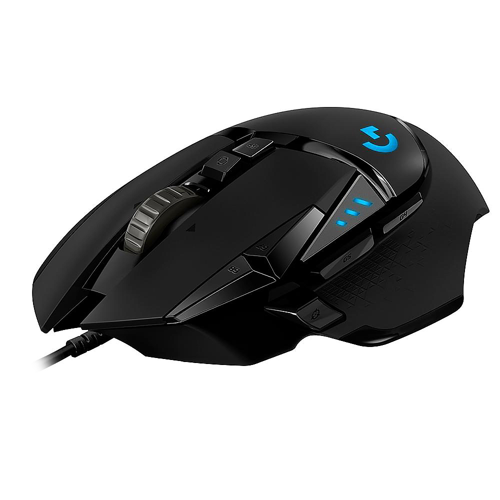 Mouse Gamer Logitech G502 Hero USB / RGB - Preto (910-005550)