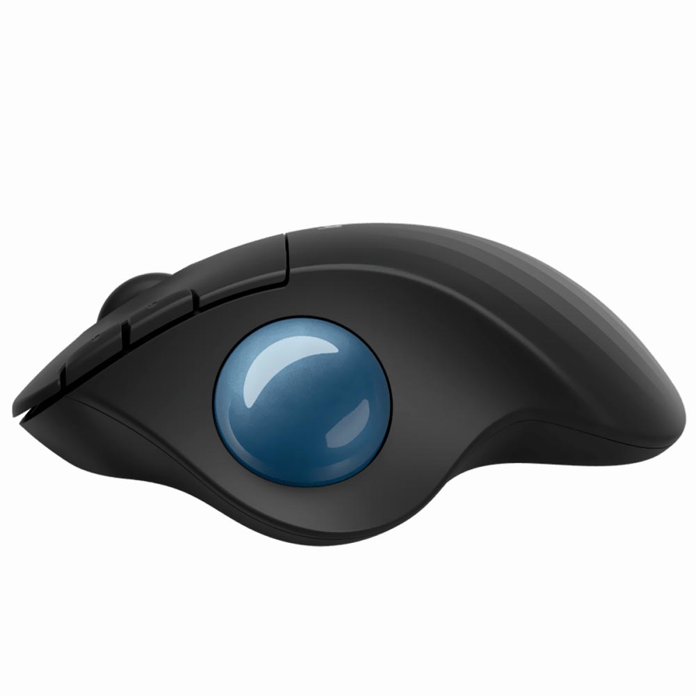 Mouse Gamer Logitech M575 Ergo Wireless - Preto (910-005869)