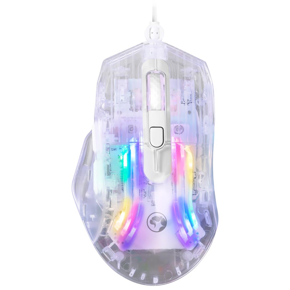 Mouse Gamer Marvo Scorpion M413 USB / RGB - Transparente
