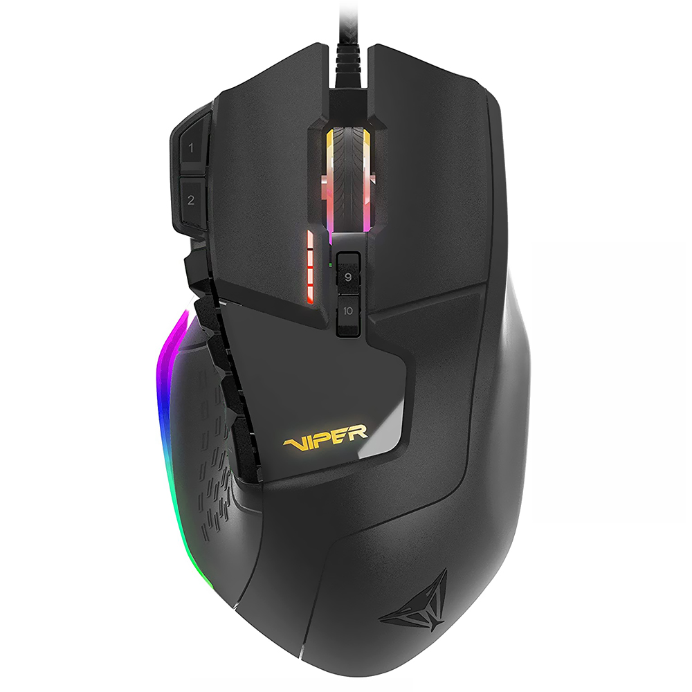 Mouse Gamer Patriot Viper V570 Blackout USB / RGB - Preto