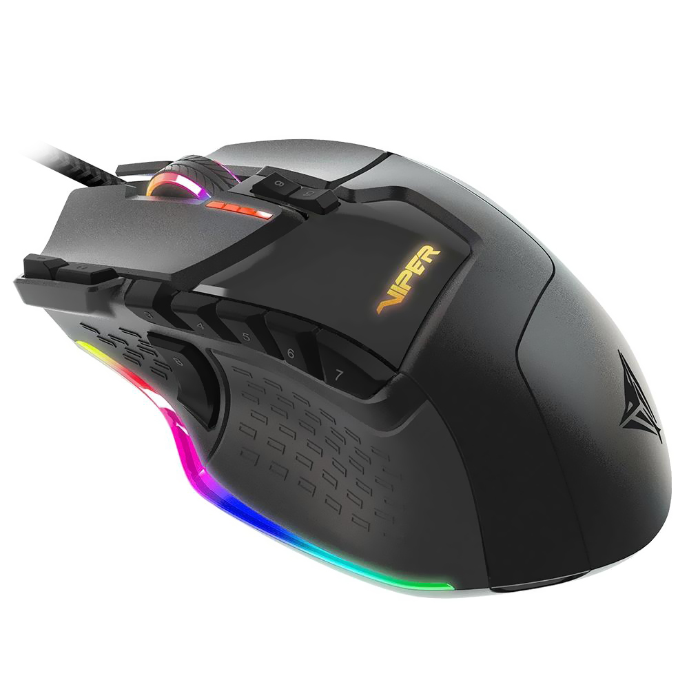 Mouse Gamer Patriot Viper V570 Blackout USB / RGB - Preto