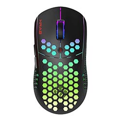 Mouse Gamer Quanta KRAB KBGMD30 Shadow Wireless / RGB - Preto