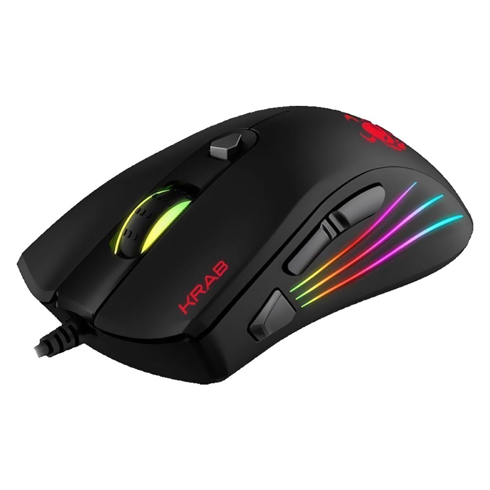 Mouse Gamer Quanta KRAB KBGMR20 Specter USB / RGB - Preto