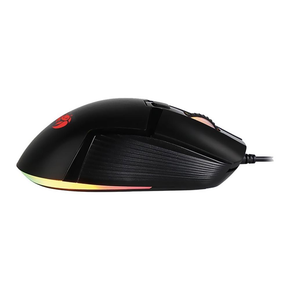 Mouse Gamer Quanta KRAB KBGMR50 Chimera USB / RGB - Preto