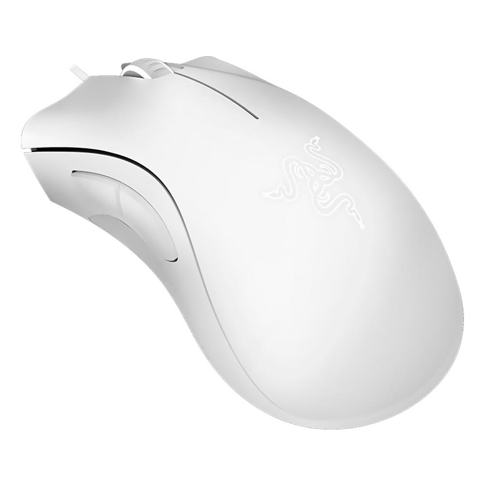 Mouse Gamer Razer Deathadder Essential Ergonomic USB - Branco (RZ01-03850200-R3U1)