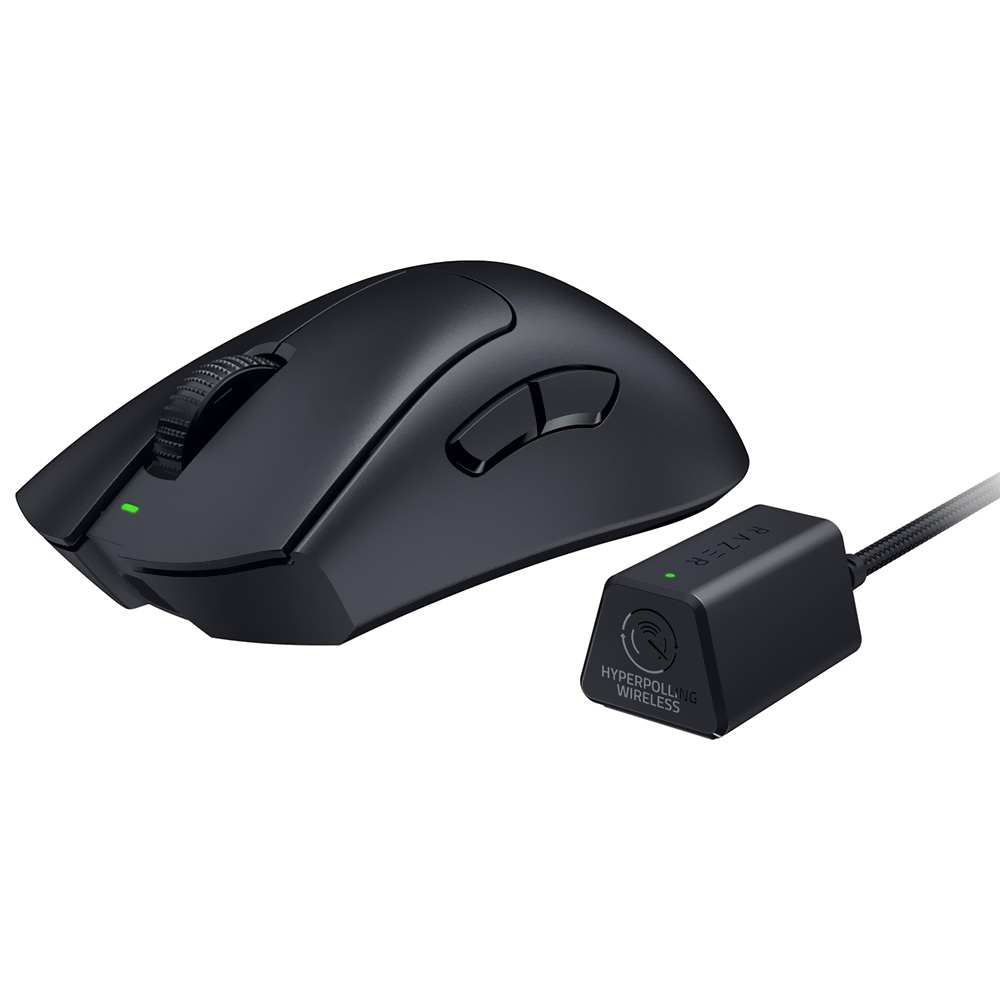 Mouse Gamer Razer Deathadder V3 Pro+ Hyperpolling Wireless - Preto (RZ01-04630300-R3WL)