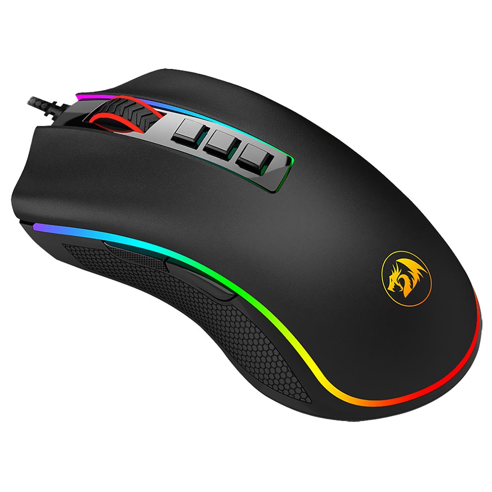Mouse Gamer Redragon Cobra M711-FPS USB / RGB - Preto