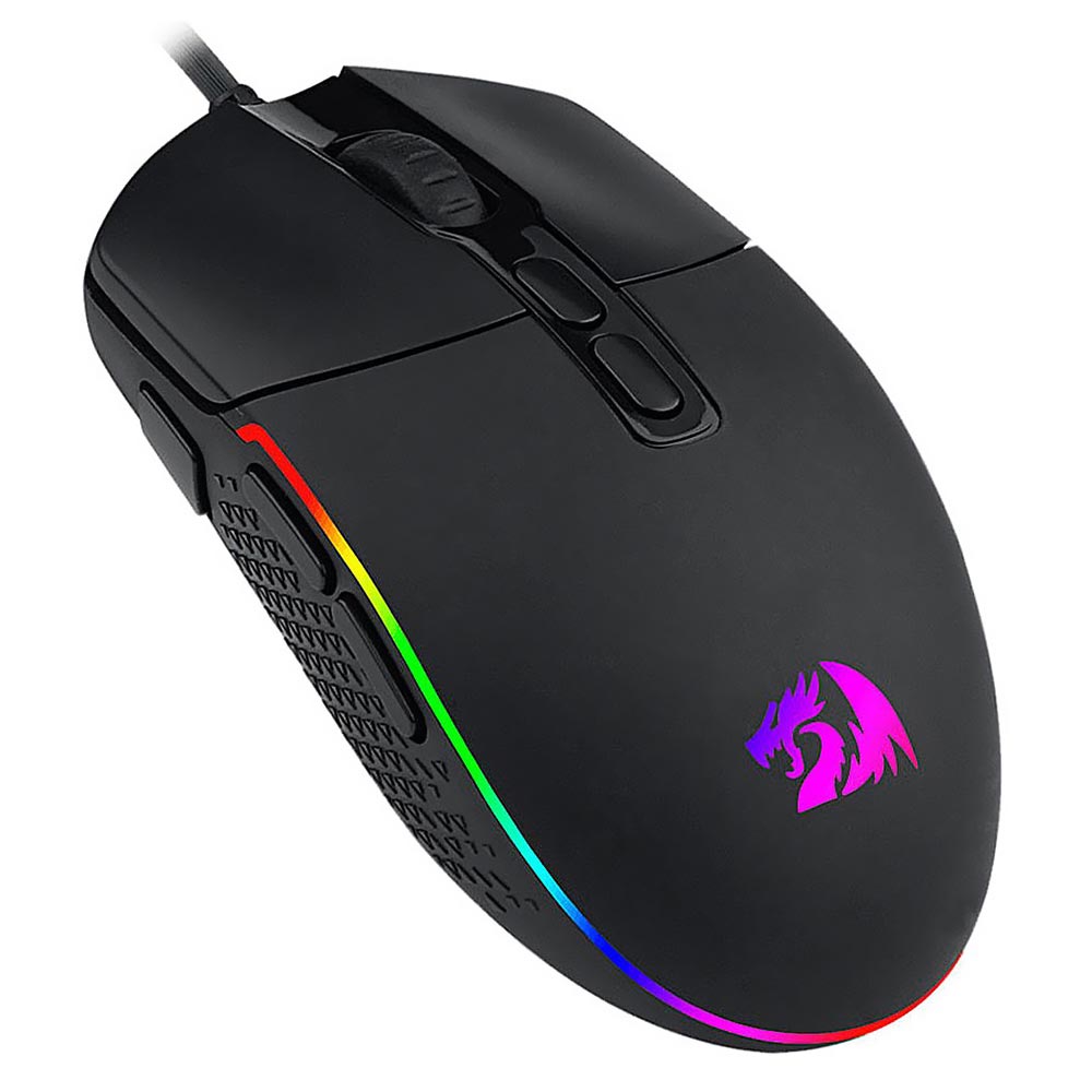 Mouse Gamer Redragon Invader M719 USB / RGB - Preto