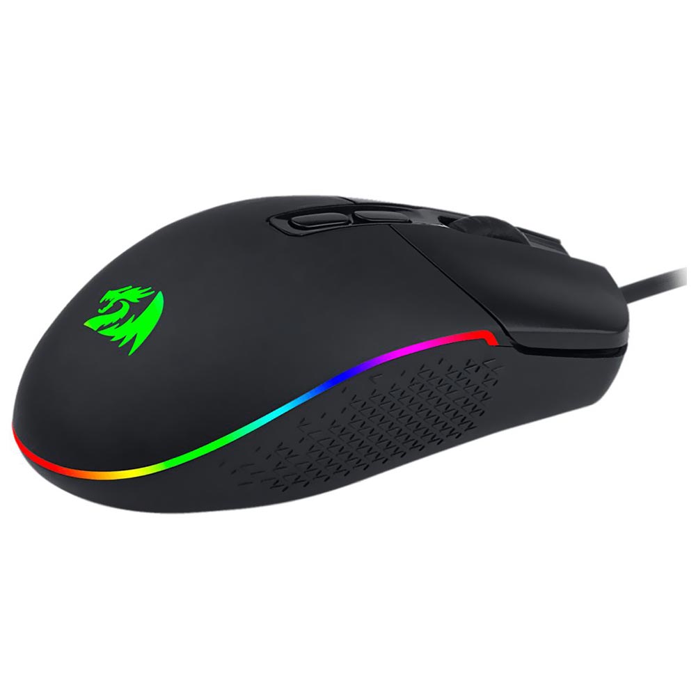 Mouse Gamer Redragon Invader M719 USB / RGB - Preto