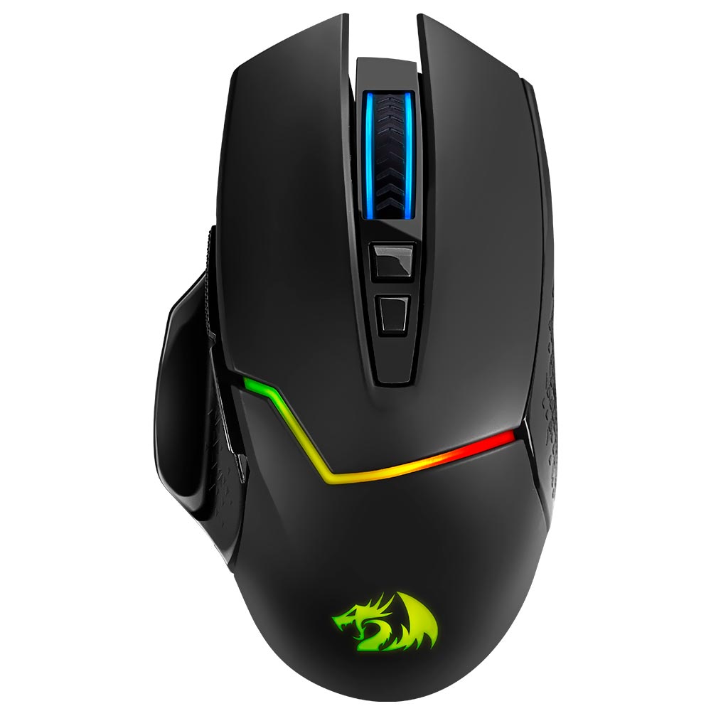 Mouse Gamer Redragon M690-PRO Mirage Pro Wireless / RGB - Preto