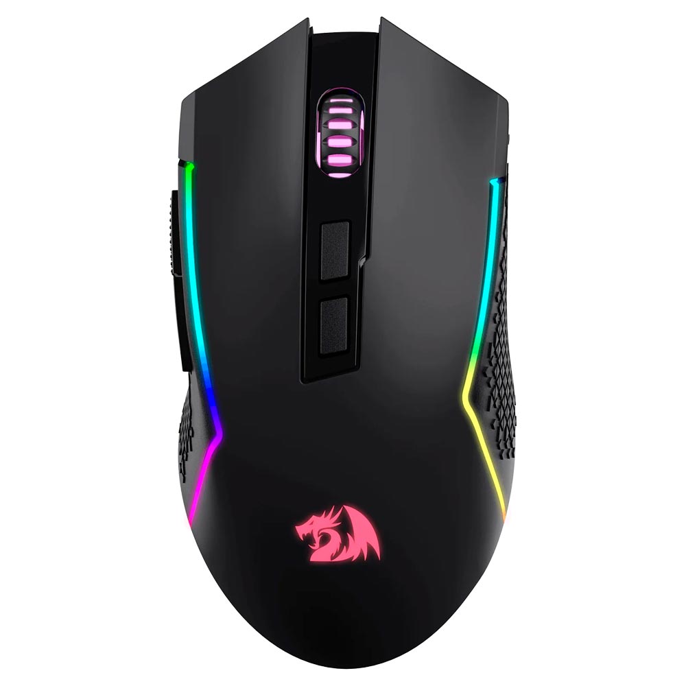 Mouse Gamer Redragon M693-RGB Trident Wireless - Preto