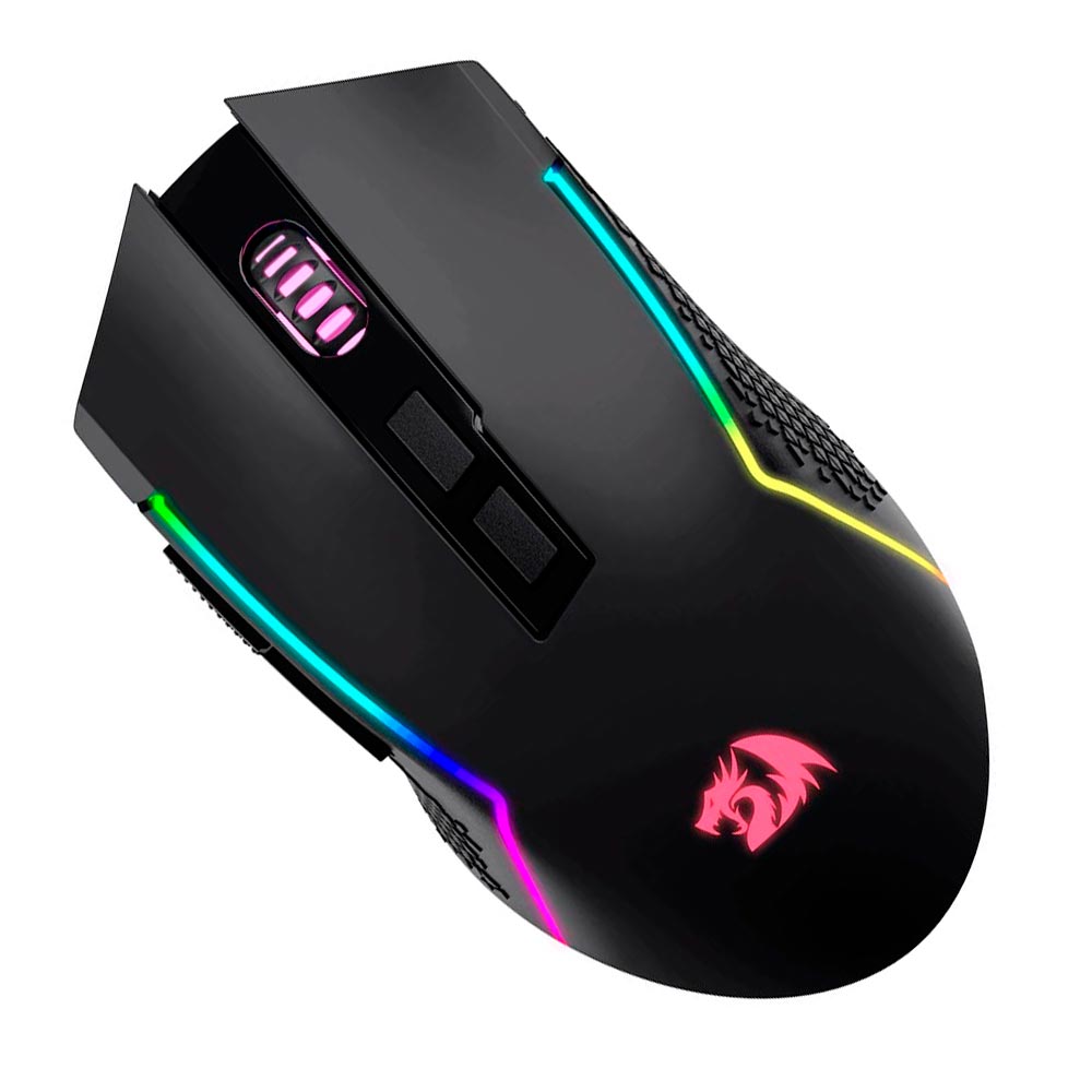 Mouse Gamer Redragon M693-RGB Trident Wireless - Preto