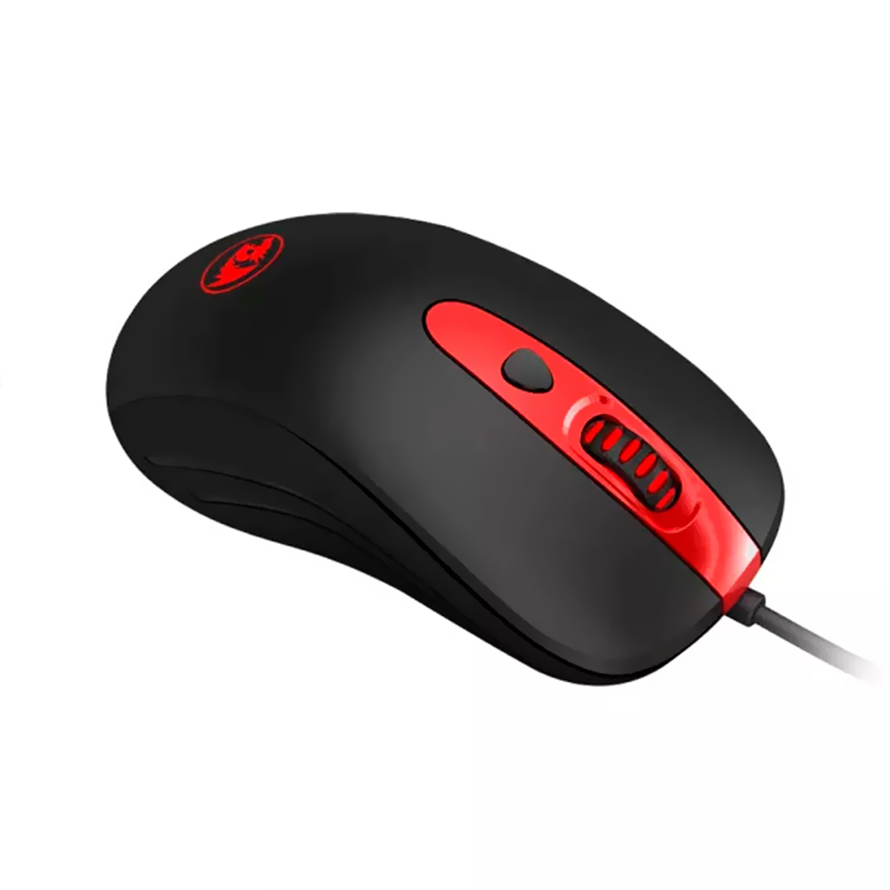 Mouse Gamer Redragon M703 Cerberus USB / RGB - Preto / Vermelho