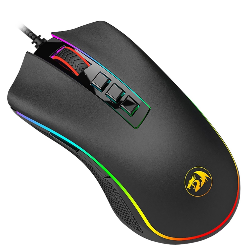 Mouse Gamer Redragon M711RGB Cobra USB / RGB - Preto