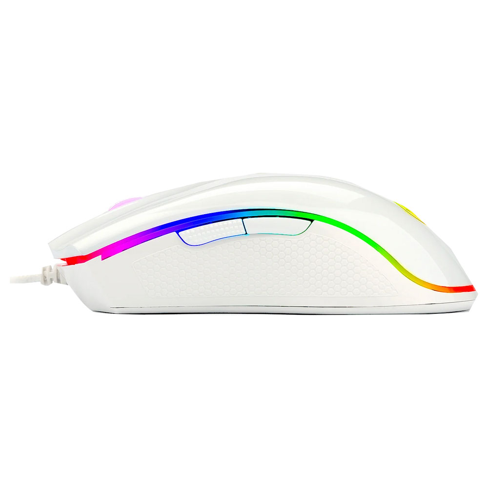 Mouse Gamer Redragon M711W Cobra USB / RGB - Branco