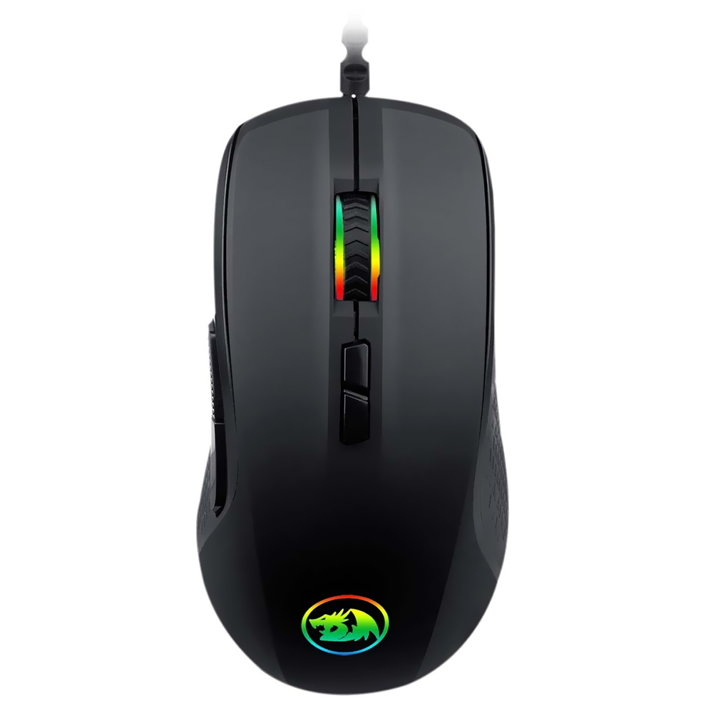 Mouse Gamer Redragon M718-RGB Strom Rage USB / RGB - Preto