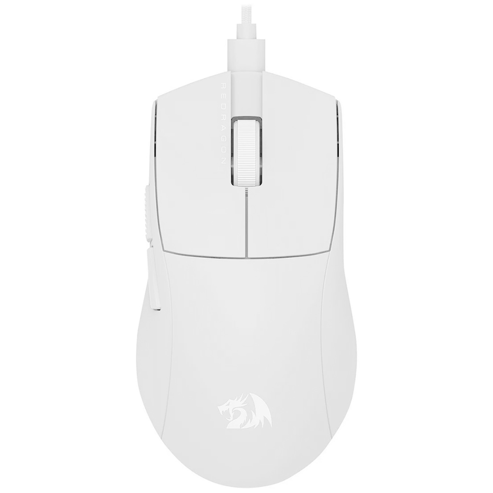 Mouse Gamer Redragon M724W K1NG 1K USB - Branco