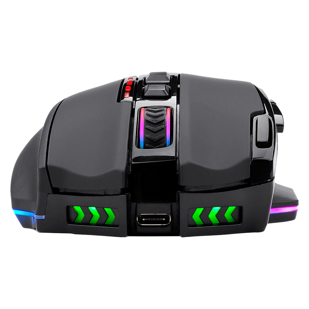 Mouse Gamer Redragon M801P Sniper Pro Wireless / RGB - Preto