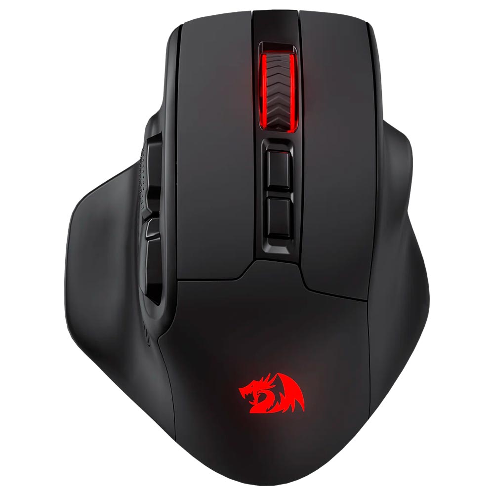 Mouse Gamer Redragon M806RGB-PRO Bullseye Pro Wireless - Preto