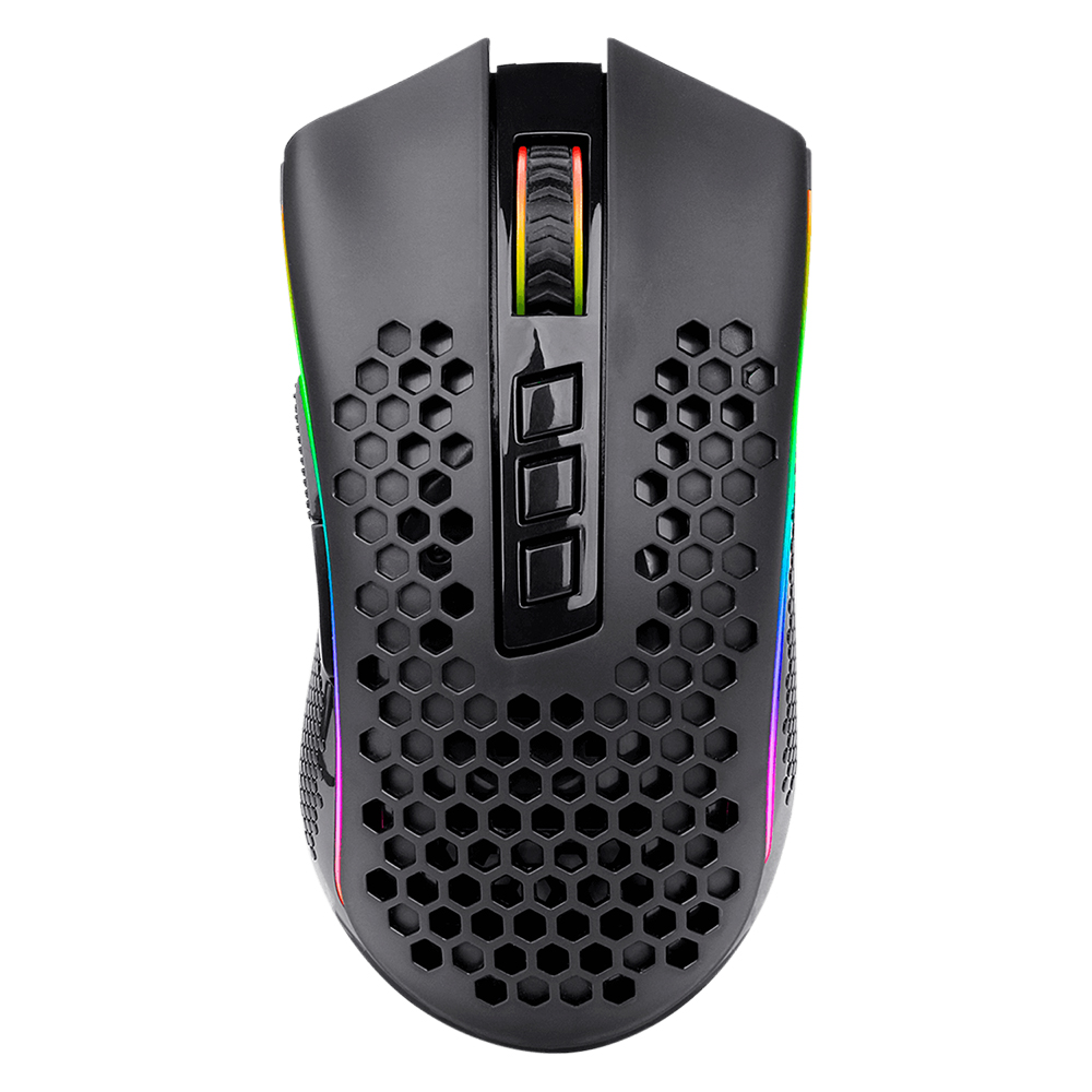 Mouse Gamer Redragon M808-KS Storm Pro Wireless / RGB - Preto