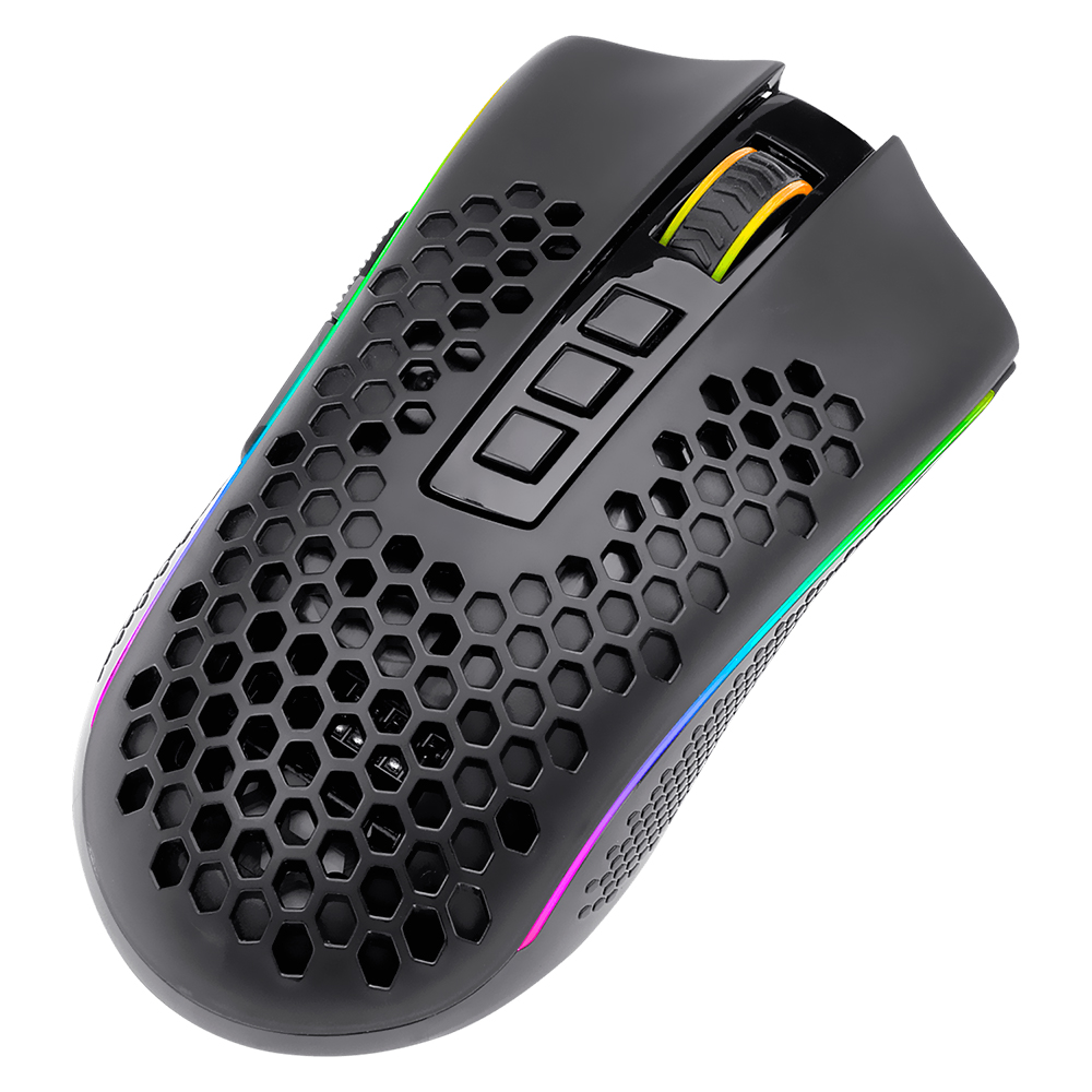 Mouse Gamer Redragon M808-KS Storm Pro Wireless / RGB - Preto