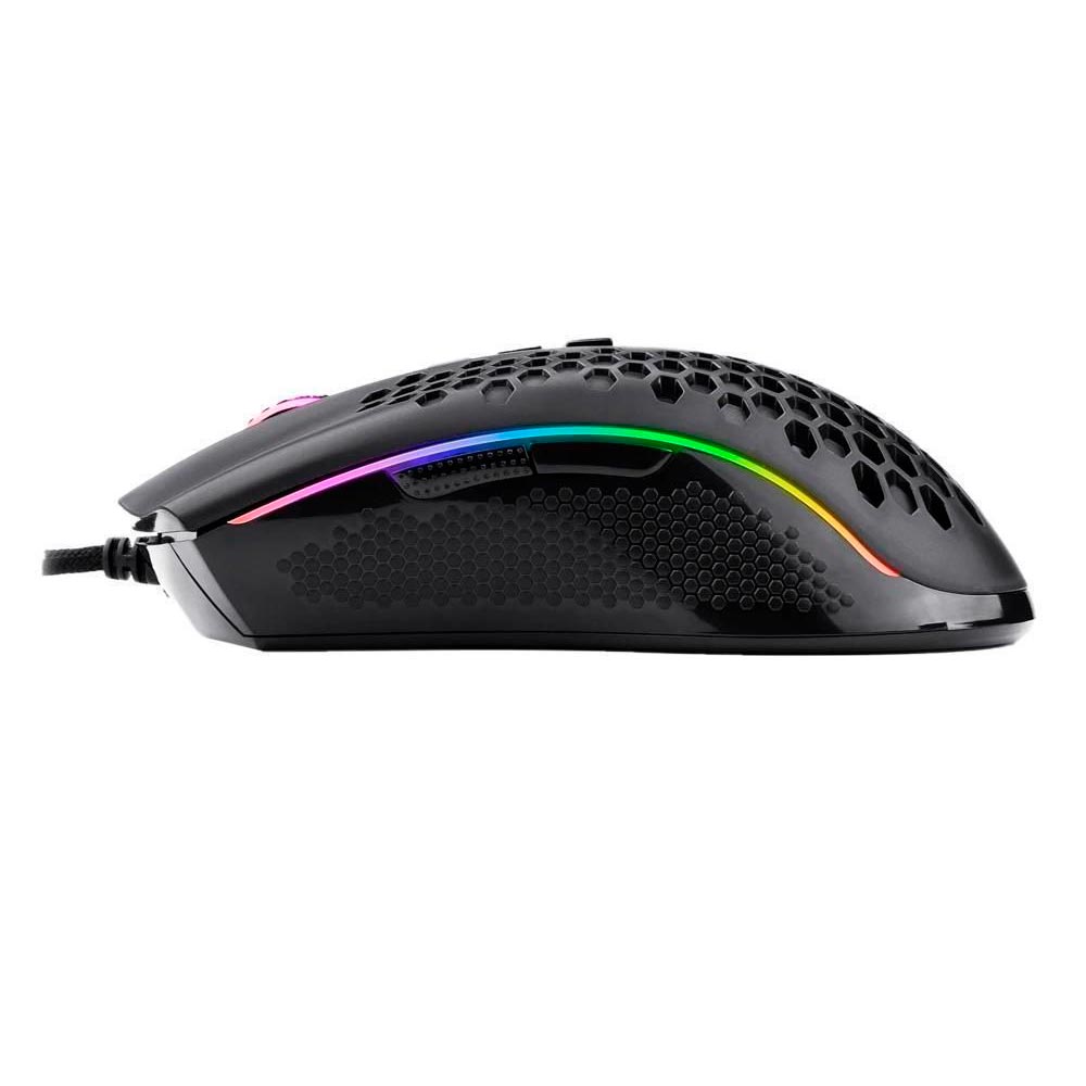 Mouse Gamer Redragon M808-RGB Storm USB - Preto