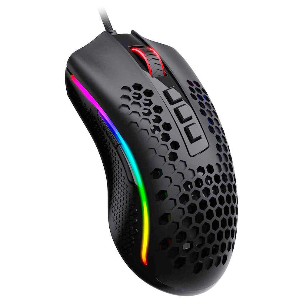 Mouse Gamer Redragon M808-RGB Storm USB - Preto