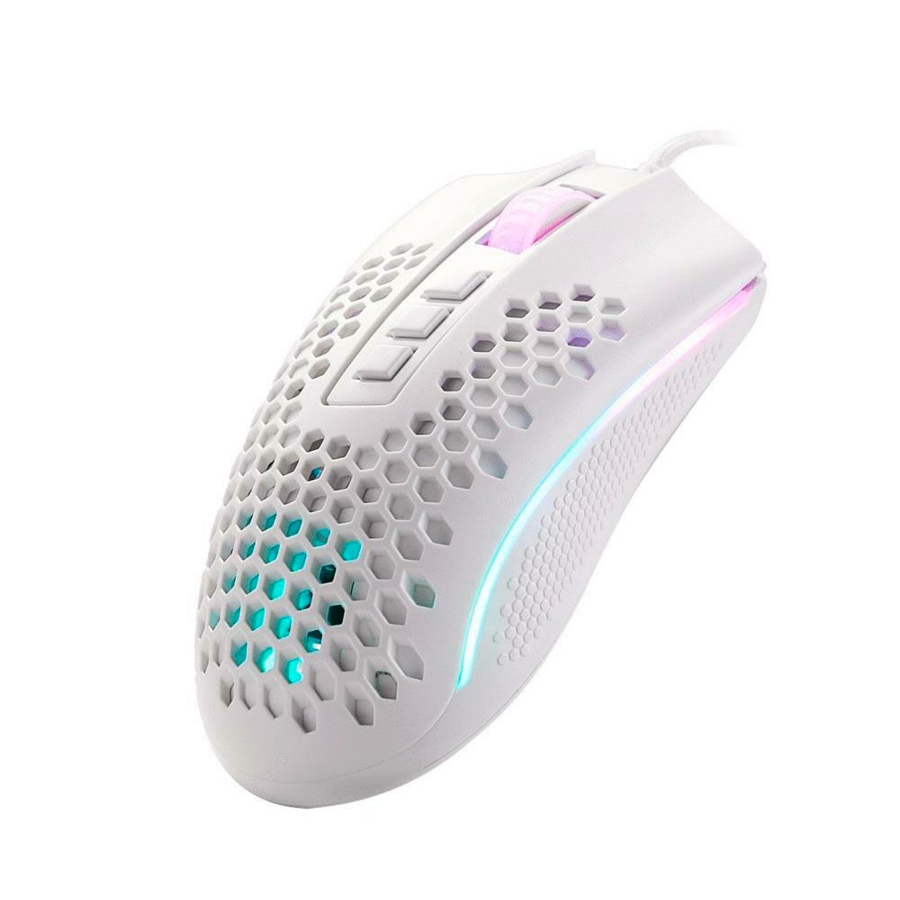 Mouse Gamer Redragon M808W-RGB Storm USB - Branco