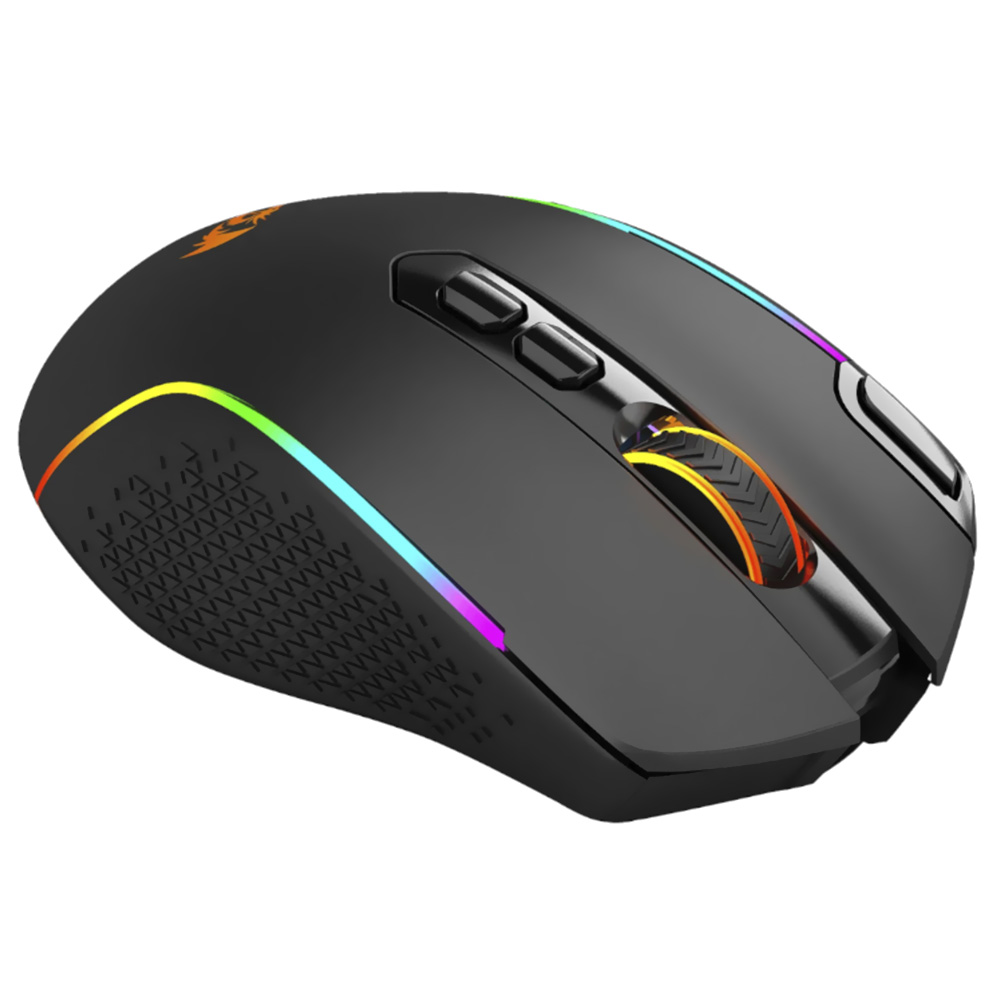Mouse Gamer Redragon M810RGB-PRO Taipan Pro Wireless - Preto