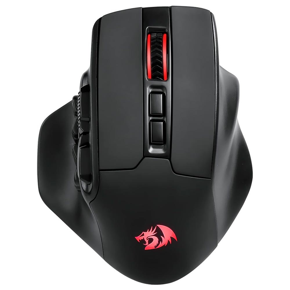 Mouse Gamer Redragon M811RGB-Pro Aatrox Wireless - Preto