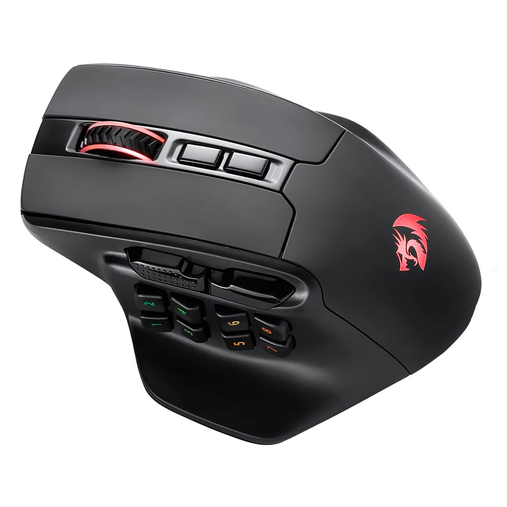 Mouse Gamer Redragon M811RGB-Pro Aatrox Wireless - Preto