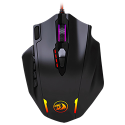 Mouse Gamer Redragon M908 Impact USB / RGB - Preto 