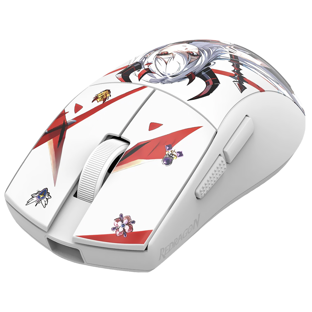 Mouse Gamer Redragon M916AK-PRO K1NG Pro Wireless - Branco