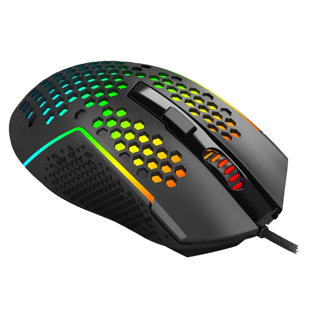 Mouse Gamer Redragon M987-K Reaping USB / RGB - Preto