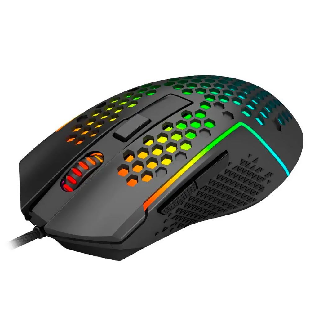 Mouse Gamer Redragon M987-K Reaping USB / RGB - Preto
