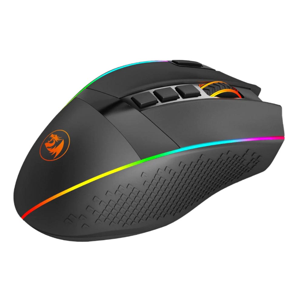 Mouse Gamer Redragon M991-RGB Enlightment Wireless - Preto