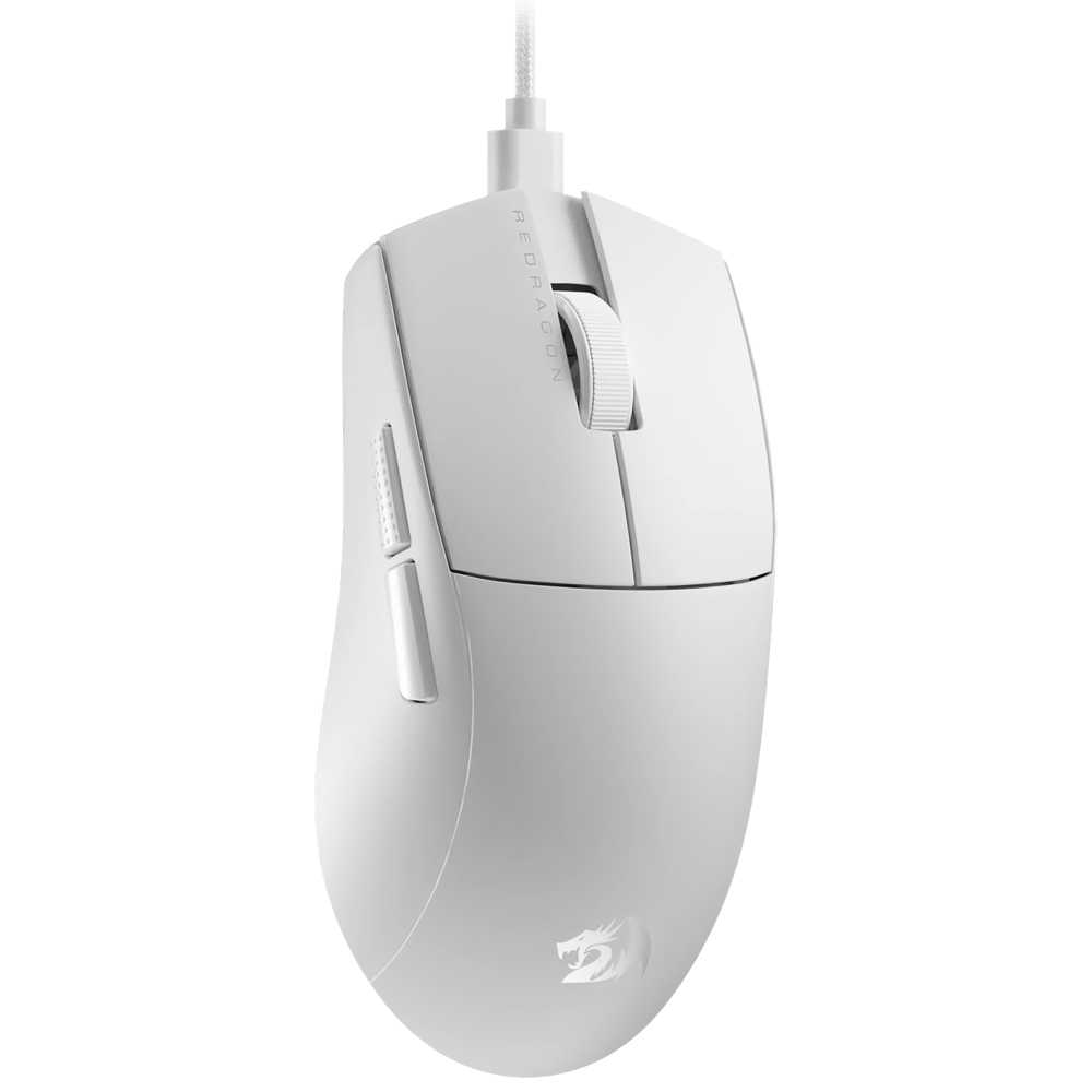 Mouse Gamer Redragon M996W K1NG 8K USB - Branco
