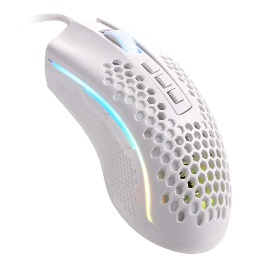 Mouse Gamer Redragon Storm Elite M988W-RGB USB - Branco