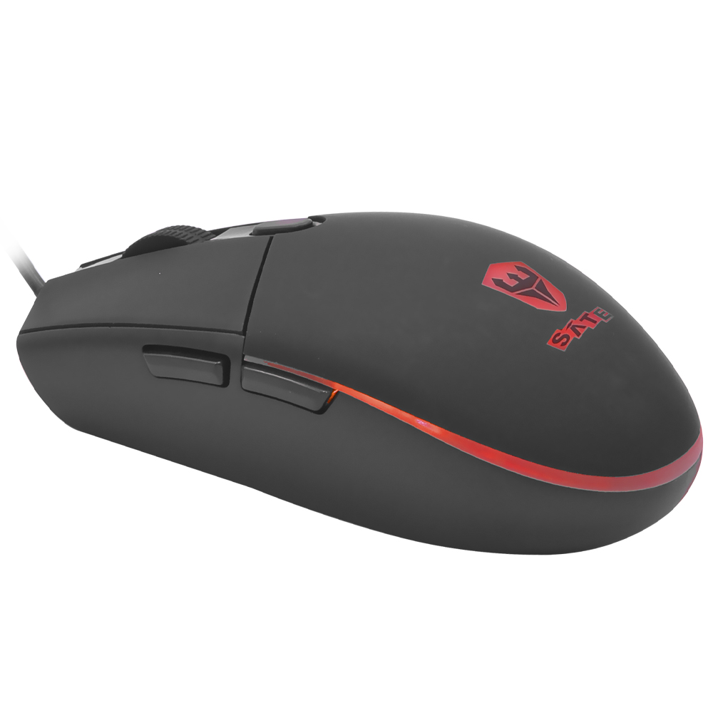 Mouse Gamer Satellite A-564/6D USB / RGB - Preto