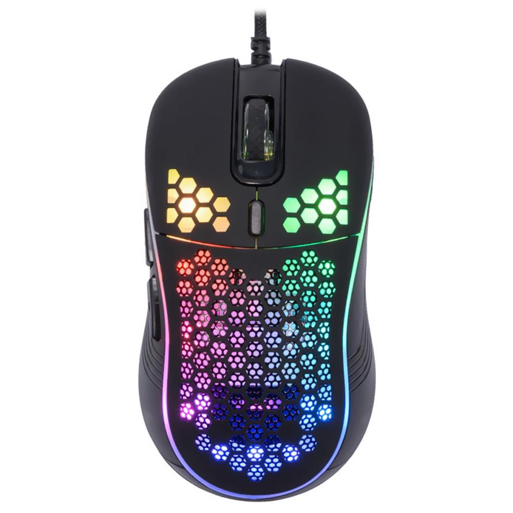 Mouse Gamer Satellite A-GM08 USB / RGB - Preto