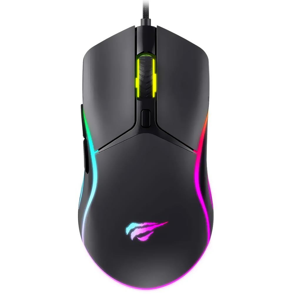 Mouse Havit Gamenote HV-MS1029 USB / RGB - Preto