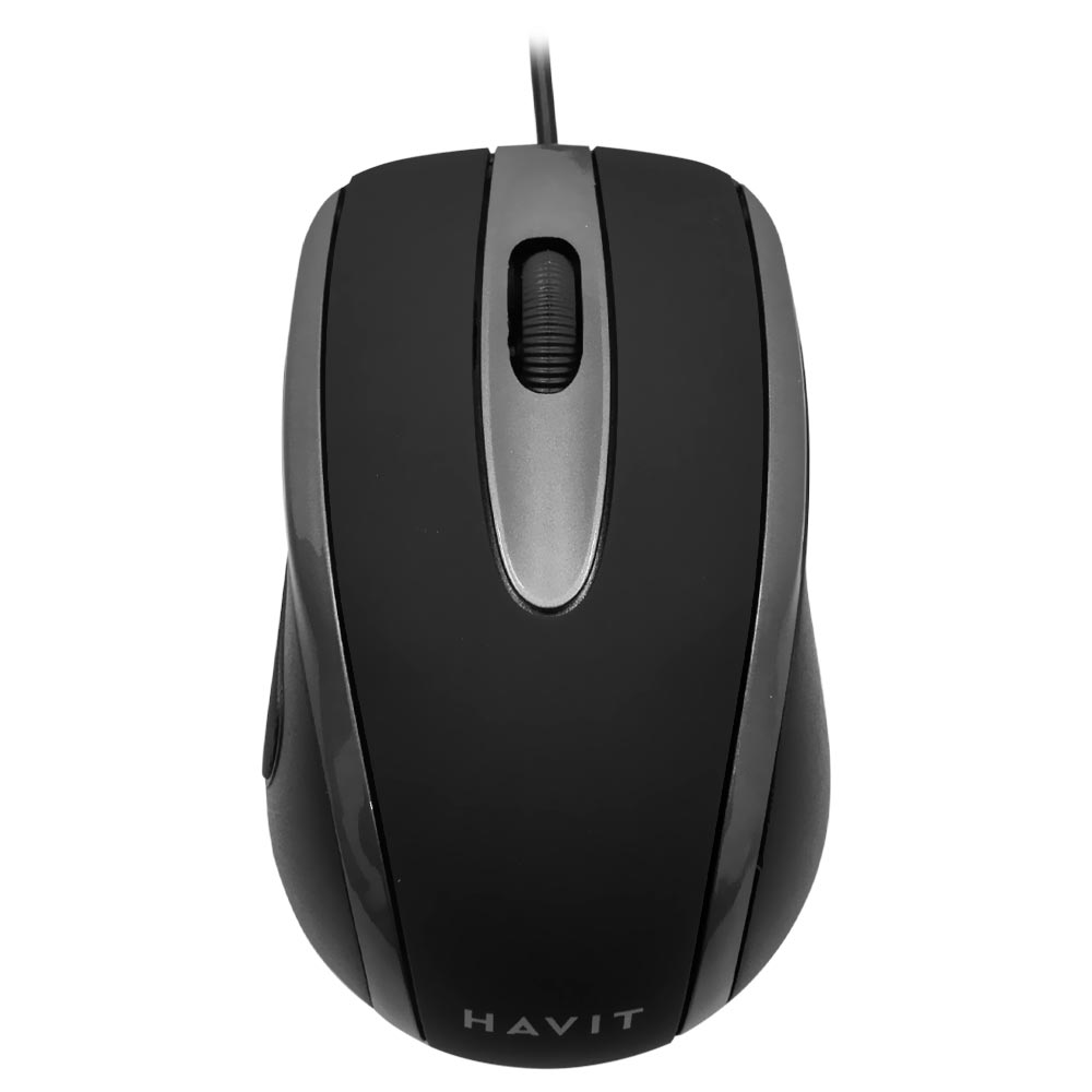 Mouse Havit HV-MS753 USB - Preto / Cinza